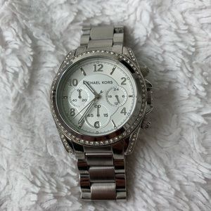 Authentic Micheal Kors Watch Silver